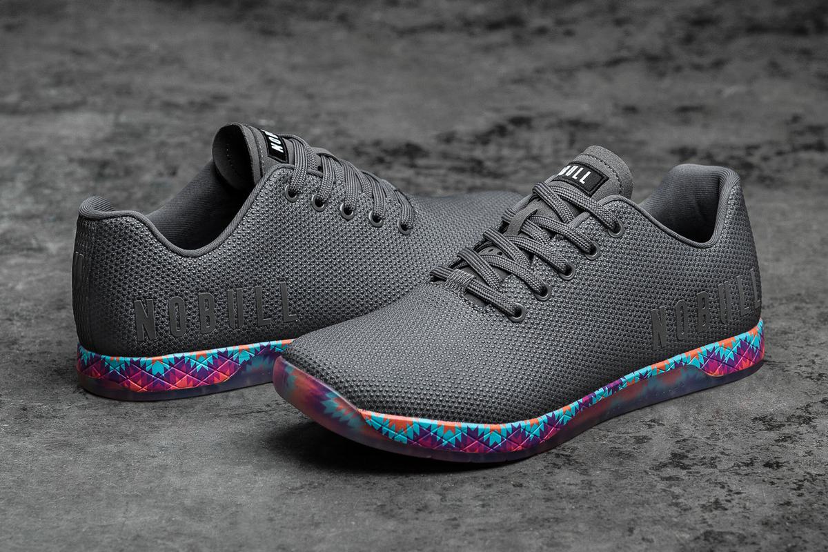 Nobull Superfabric Men's Trainers Grey | Australia (CH9035)